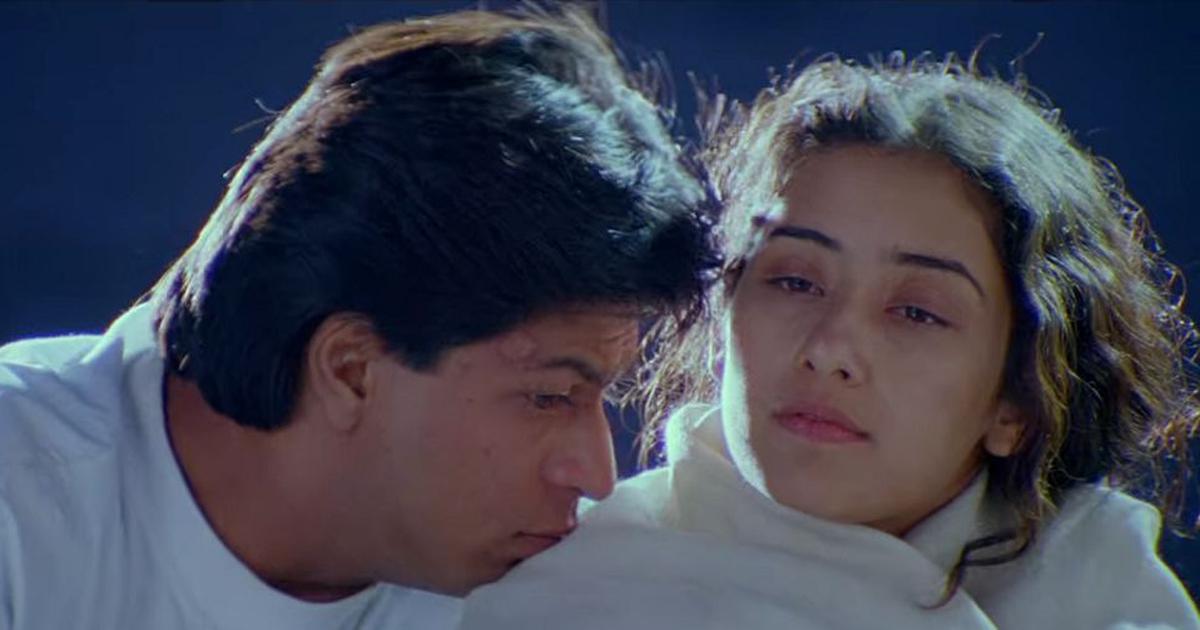 Shah Rukh Khan and Manisha Koirala in a still from Mani Ratnam's Dil se